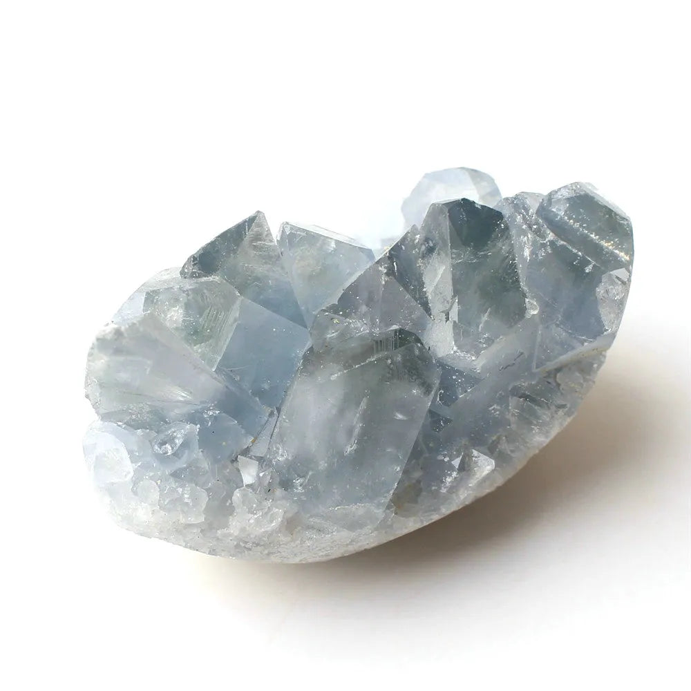 1PC Natural Celestite Crystal Druzy Cluster